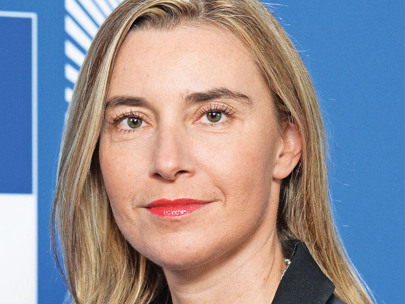 الممثلة العليا للاتحاد الأوروبي للشؤون الخارجية والسياسة الأمنية، نائبة رئيس المفوضية الأوروبية فيديريكا موغيريني