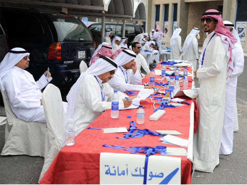 جانب من الانتخابات السابقة لنادي التضامن عام 2012