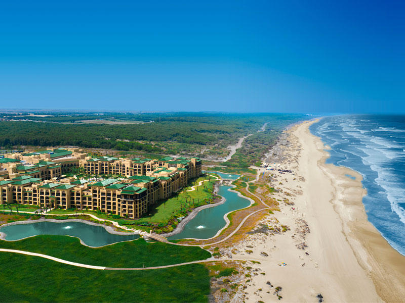 منظر عام للمنتجع