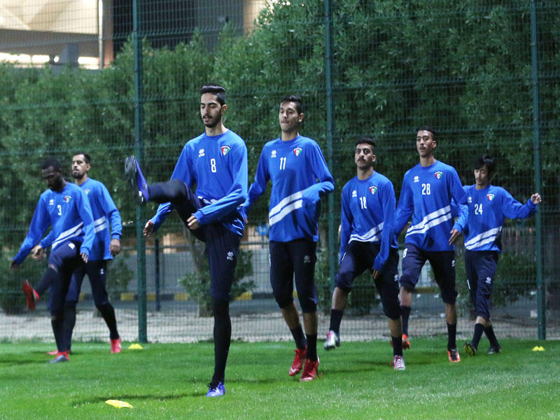 جانب من تدريب المنتخب الاولمبي