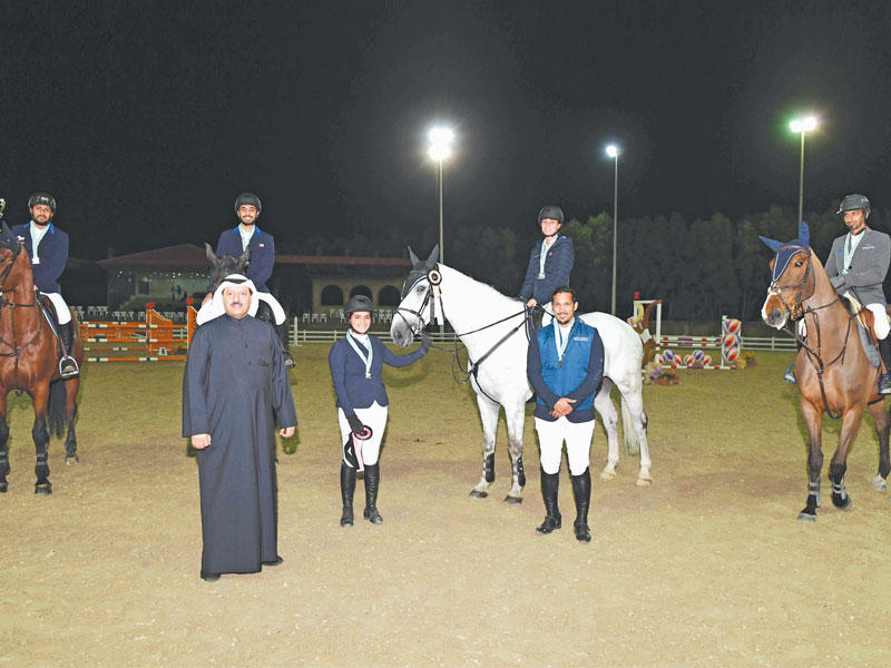 جاسم الخرافي يتوج أبطال الشوط الرئيسي للبطولة