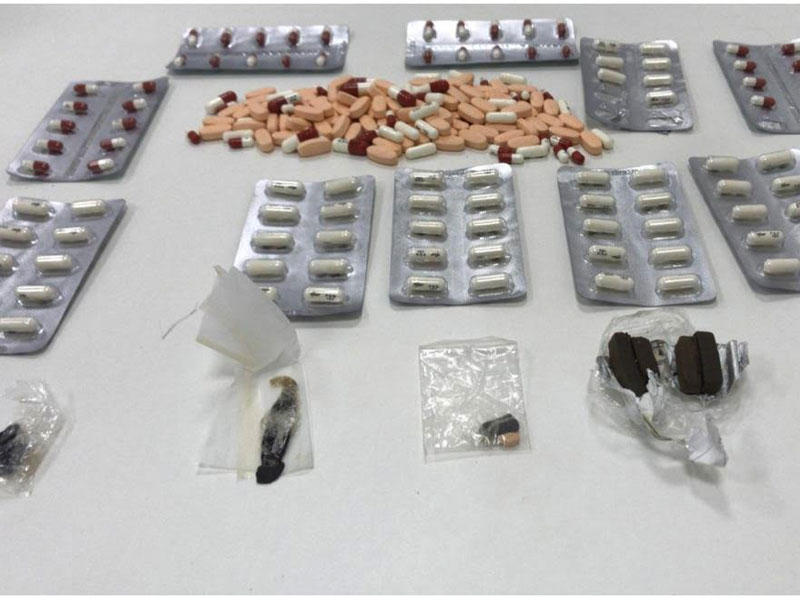 جانب من المضبوطات