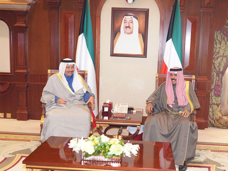 ولي العهد مستقبلاً المبارك أمس