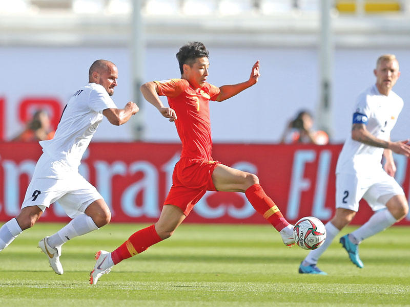 جانب من لقاء الصين وقرغيزستانn