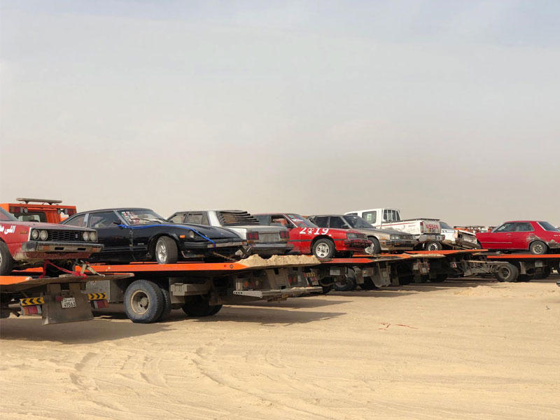 سيارات المستهترين إلى الحجز