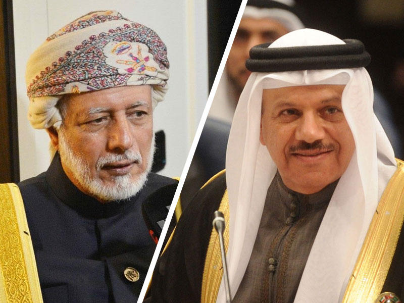  الأمين العام لمجلس التعاون الخليجي عبداللطيف الزياني - وزير الخارجية العماني يوسف بن علوي