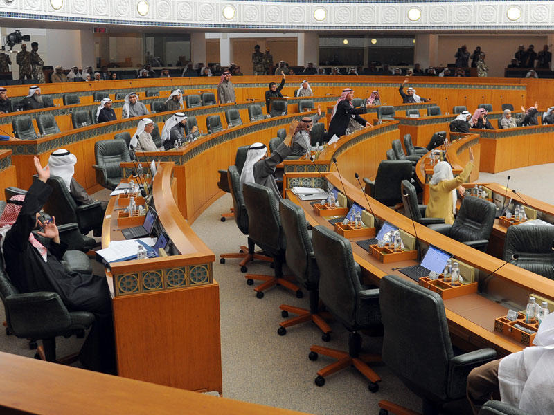 جانب من جلسة أمس   (تصوير عبدالله الخلف)