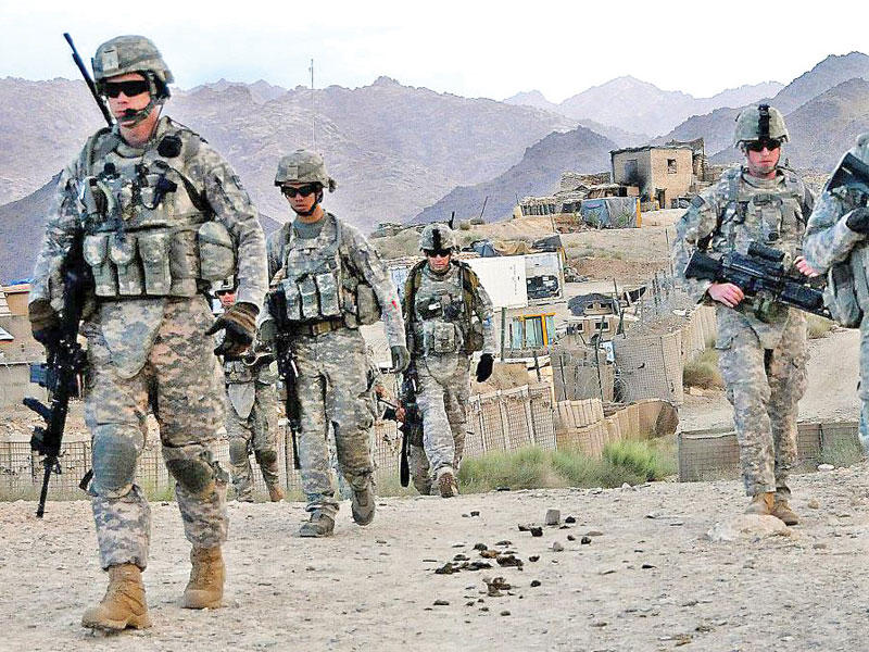 القوات الأميركية في أفغانستان 