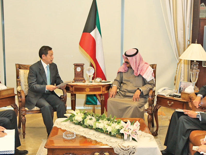  الجارالله مستقبلاً سفير الصين 