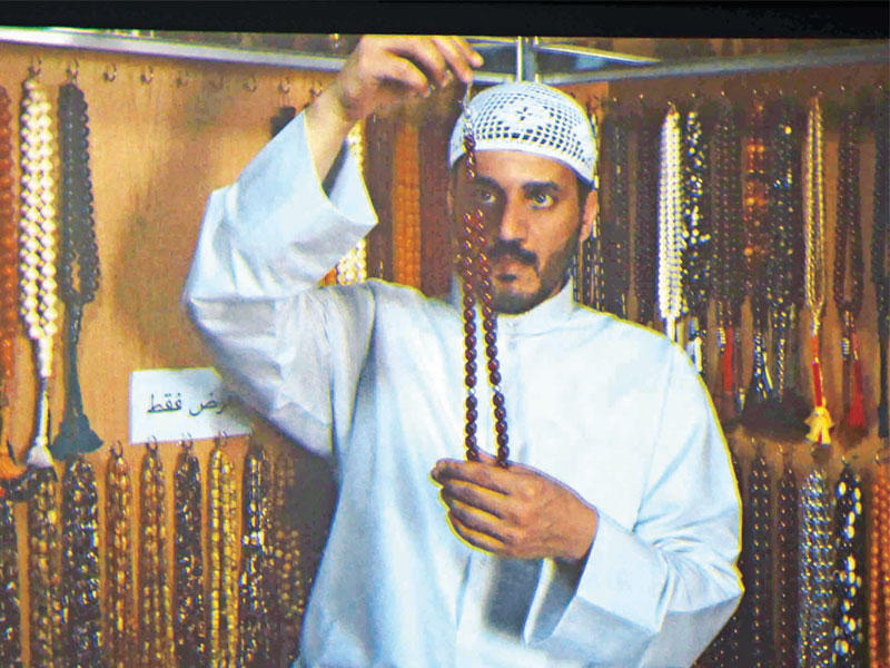 خالد البريكي في لقطة من الفيلم