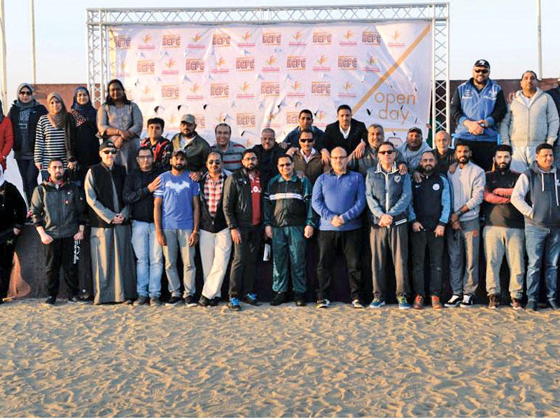 مشاركون في المخيم