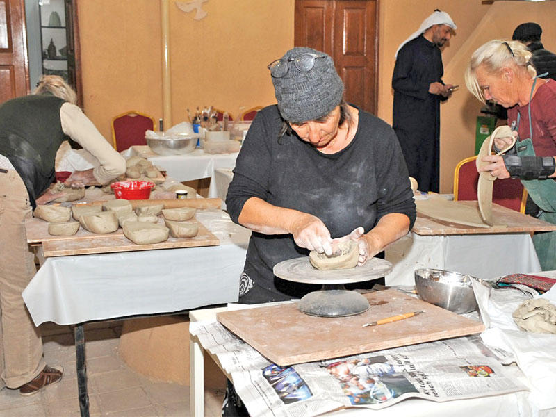 لقطة من الورشة