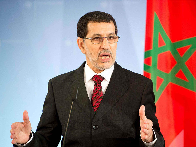 رئيس الحكومة المغربية والأمين العام لحزب العدالة والتنمية، سعد الدين العثماني