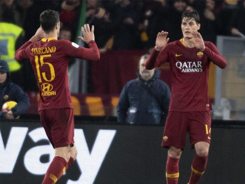 باتريك شيك وماركانو نجما روما