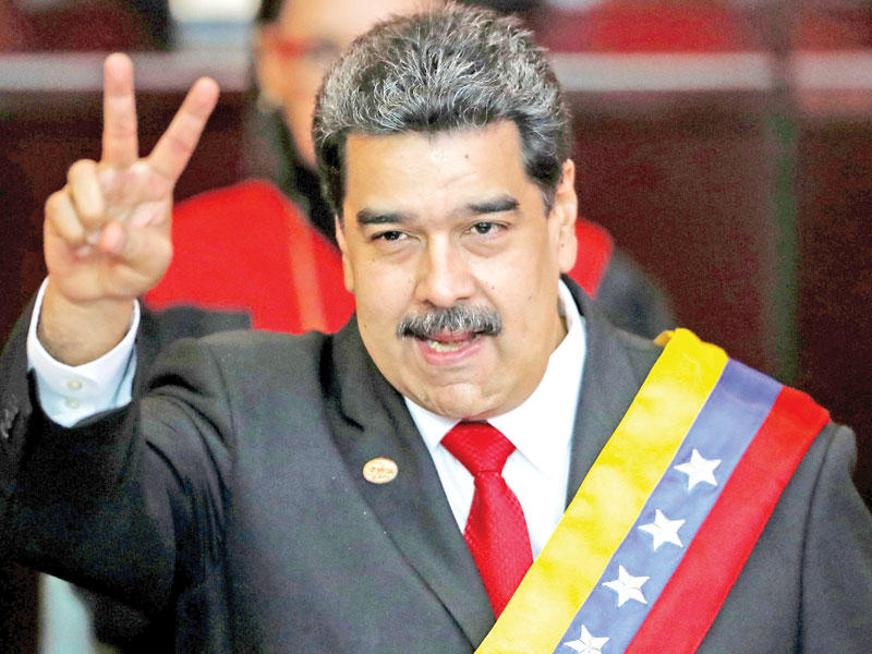 الرئيس الاشتراكي الفنزويلي نيكولاس مادورو