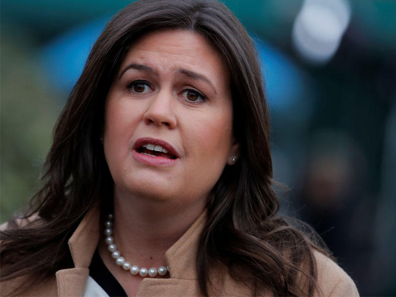 الناطقة باسم البيت الأبيض سارة ساندرز