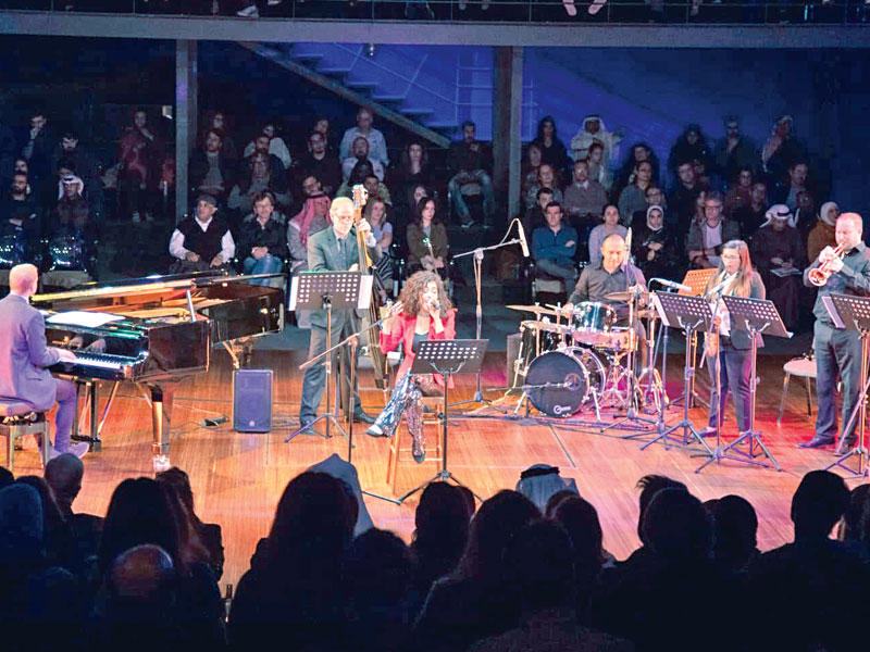 جانب من أمسية « كلاسيكيات موسيقى الـ «بيبوپ» 