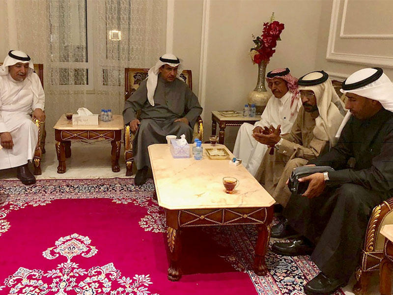 وكيل وزارة الداخلية الفريق عصام النهام يعزي اسرة الطالب ضابط القطري الحوطي