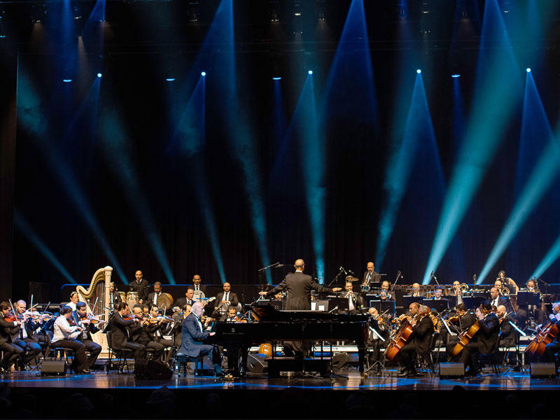 لقطة من حفل عمر خيرت