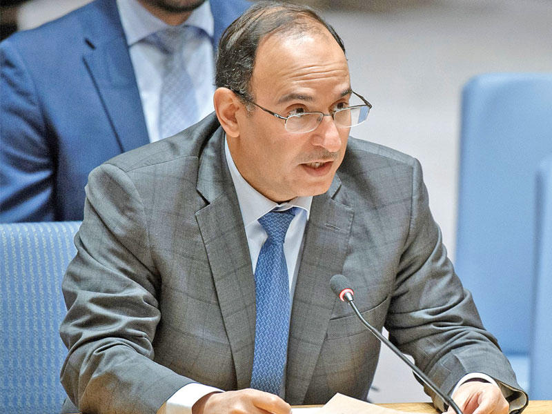 مندوب الكويت الدائم لدى الأمم المتحدة السفير منصور العتيبي