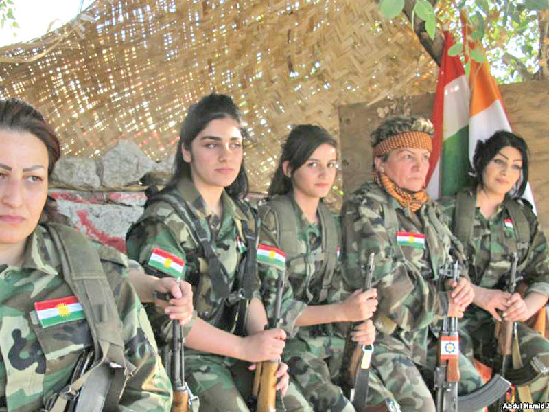 مقاتلات البيشمركة في العراق