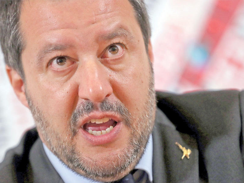 نائب رئيس الوزراء الإيطالي ماتيو سالفيني