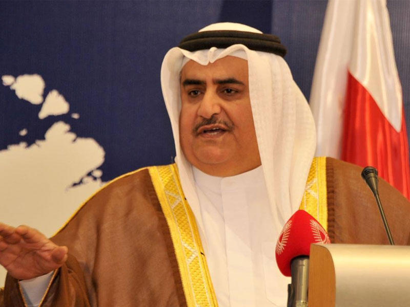 وزير الخارجية البحريني الشيخ خالد بن أحمد