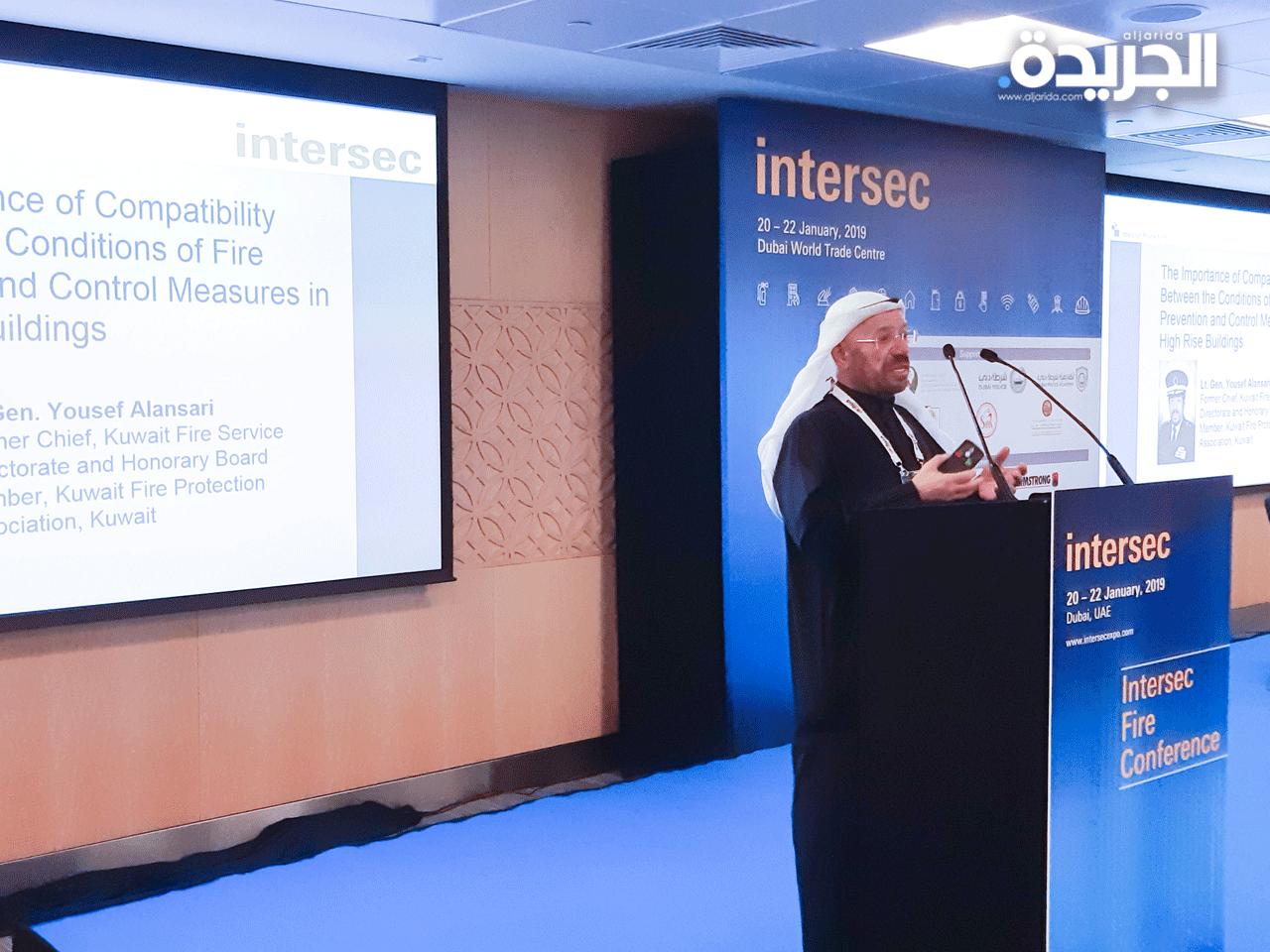 المدير السابق للادارة العامة للاطفاء في الكويت الفريق متقاعد يوسف الأنصاري