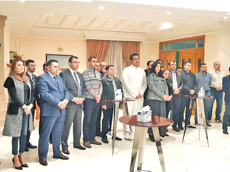 جانب من أبناء الجالية الأذرية خلال الاحتفال