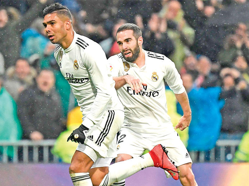 كارفاخال وكاسيميرو نجما ريال مدريد