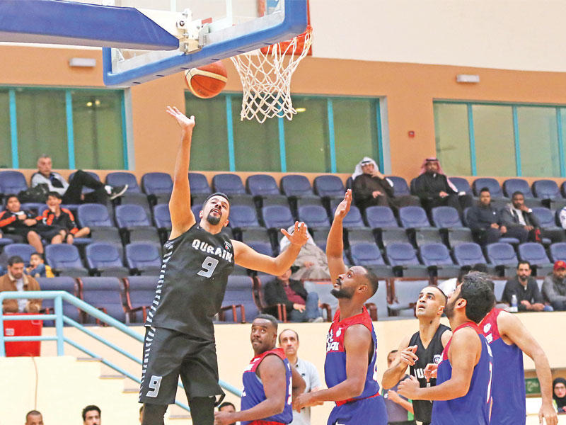 جانب من مباراة القرين والشبابn