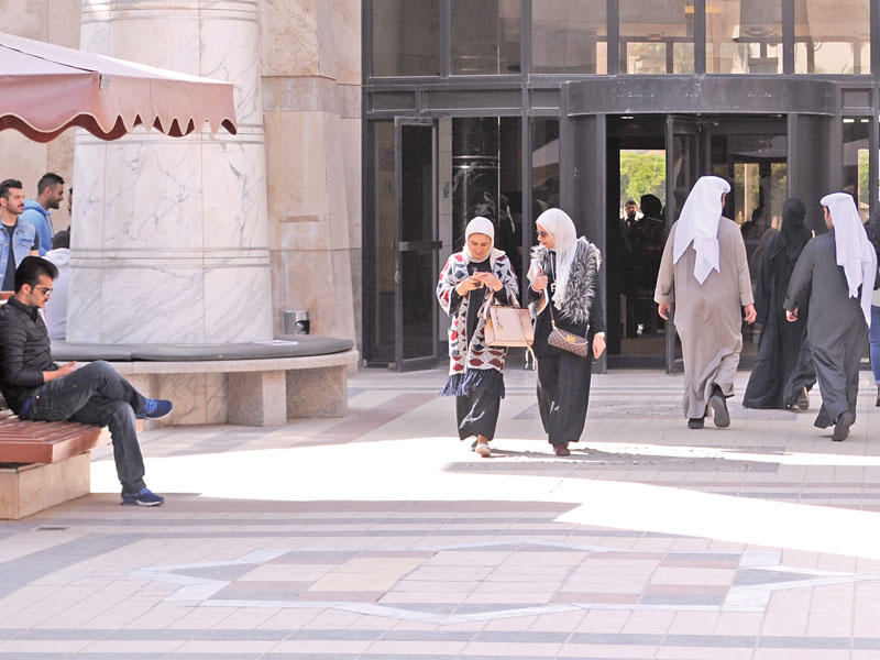 صورة أرشيفية لبداية الفصل الدراسي الثاني بالجامعة