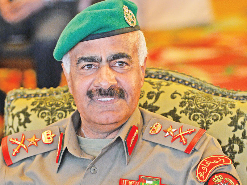 رئيس الأركان العامة للجيش الفريق الركن محمد الخضر