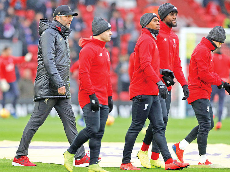 جانب من لقاء سابق لليفربول