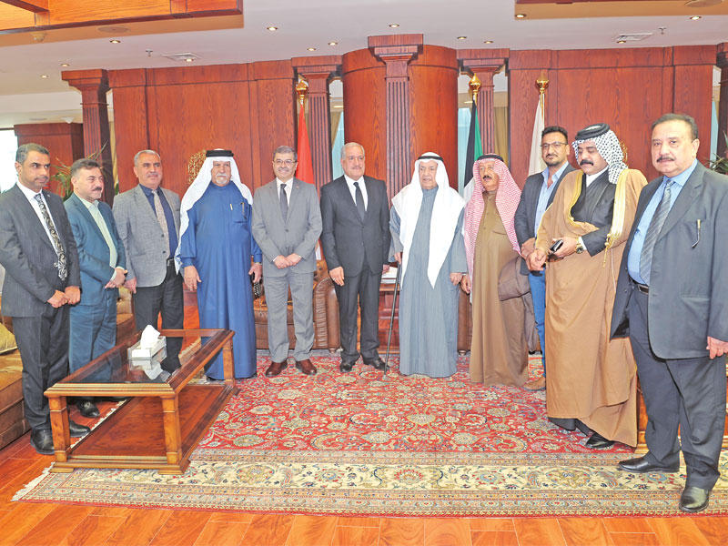 جانب من استقبال «الغرفة» للوفد العراقي