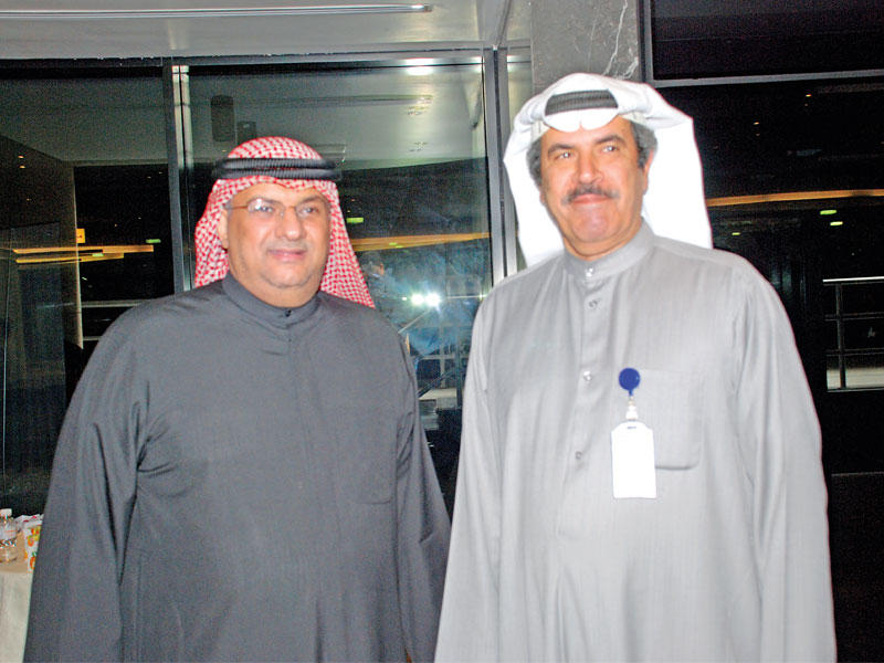 محمد الحميضي وإبراهيم الربيعان أثناء الحملة