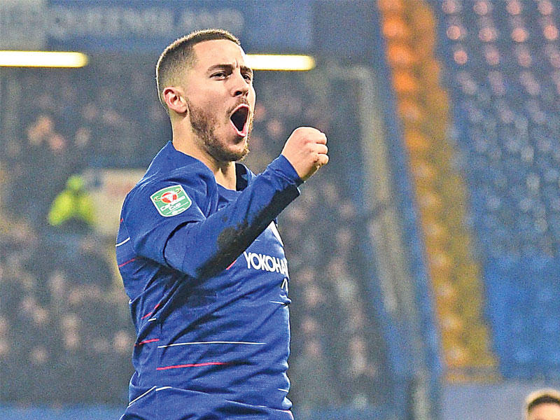 اللاعب البلجيكي ايدن هازارد