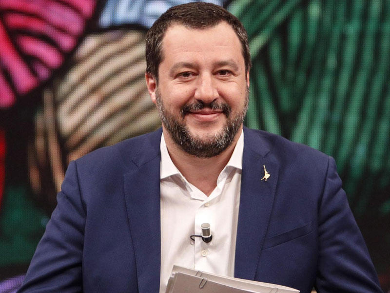 نائب رئيس الوزراء الإيطالي ماتيو سالفيني 