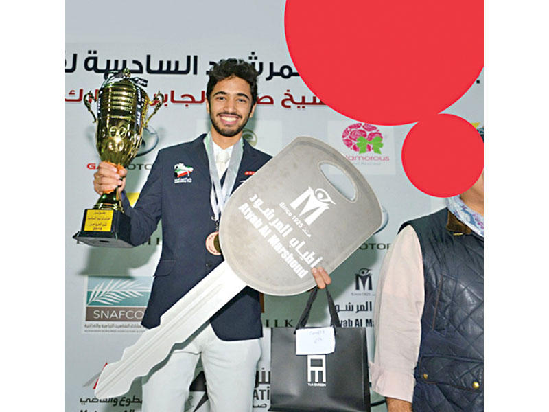 سفير Ooredoo الفارس الكويتي راكان الحساوي