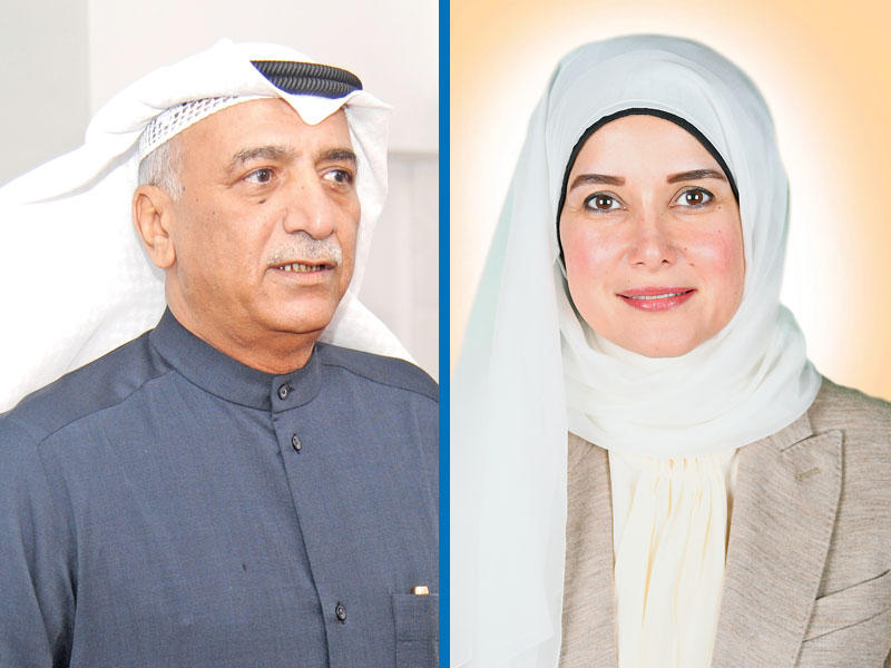  وزيرة الأشغال العامة وزيرة الإسكان د. جنان بوشهري - النائب شعيب المويزري