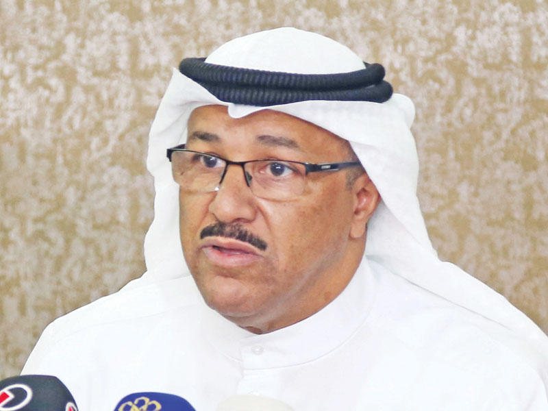  رئيس لجنة المسابقات بالاتحاد الكويتي لكرة القدم، خالد الشمري