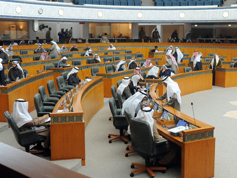 جانب من جلسة أمس   (تصوير عبدالله الخلف)