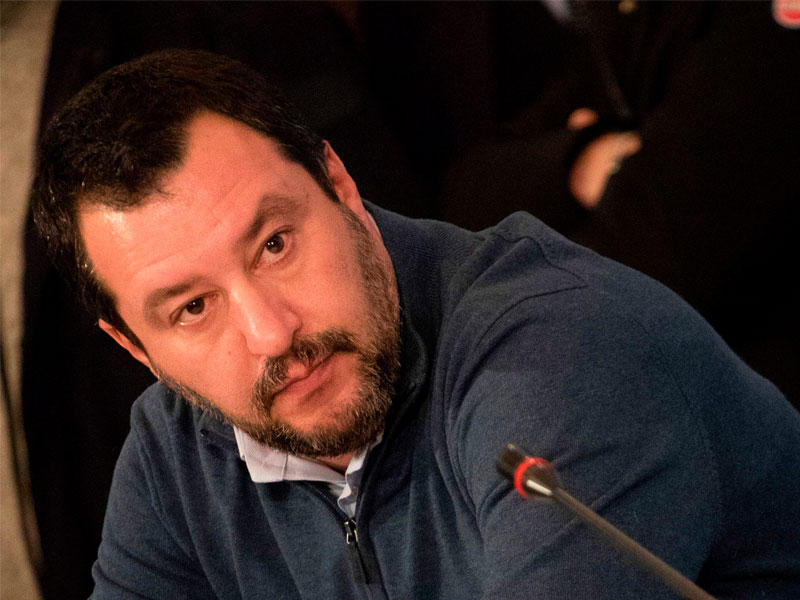 وزير الداخلية الإيطالي ماتيو سالفيني