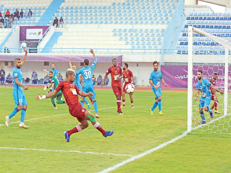 جانب من لقاء السالمية والنصر