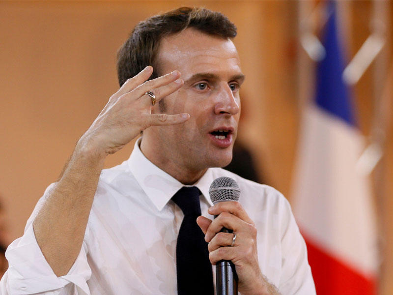 الرئيس الفرنسي إيمانويل ماكرون