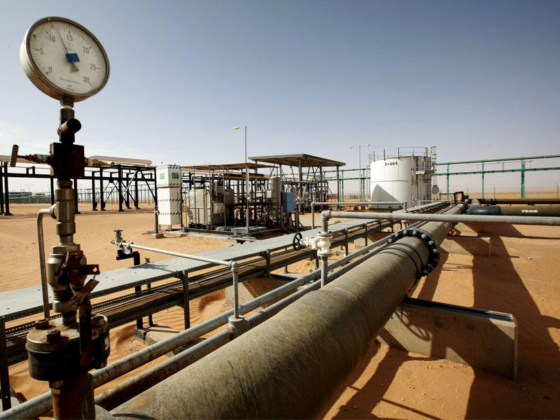 منظر عام لحقل الشرارة  ليبيا