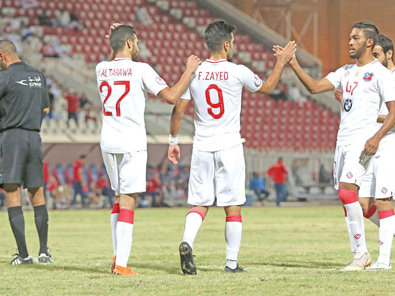 لاعبو الأبيض في لقاء سابق