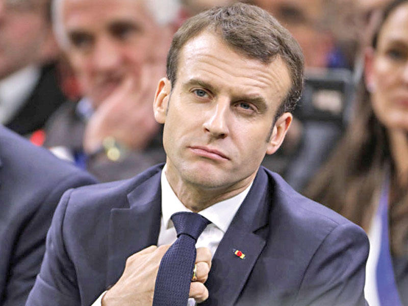 الرئيس الفرنسي إيمانويل ماكرون