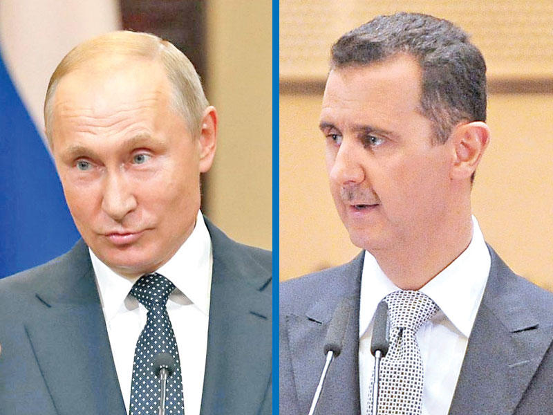 بشار الأسد و بوتين