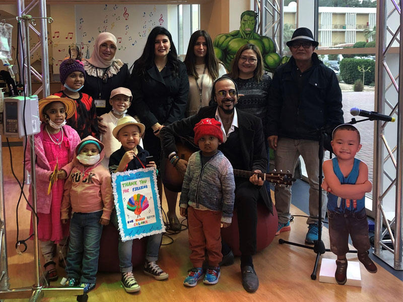 فاعلية لدعم أطفال السرطان بمستشفى «الوطني» (أرشيف)